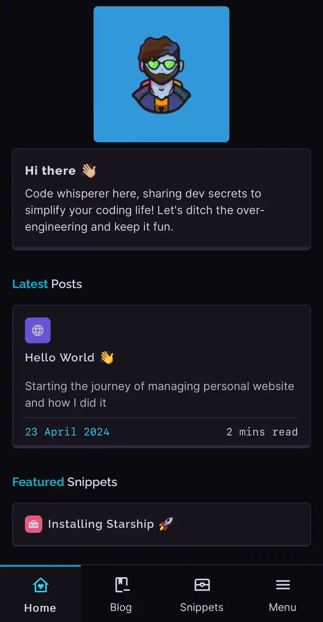 Mobile View