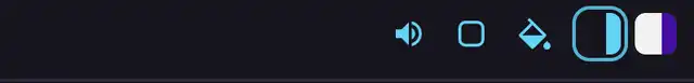 New settings menu - theme expanded