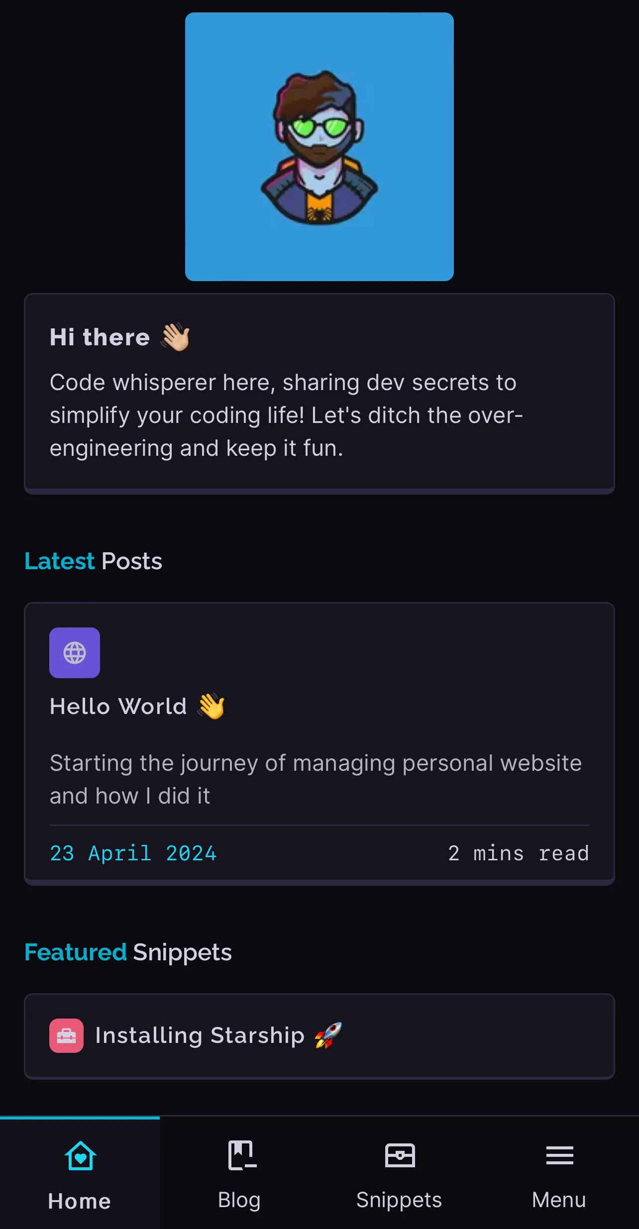 Mobile View